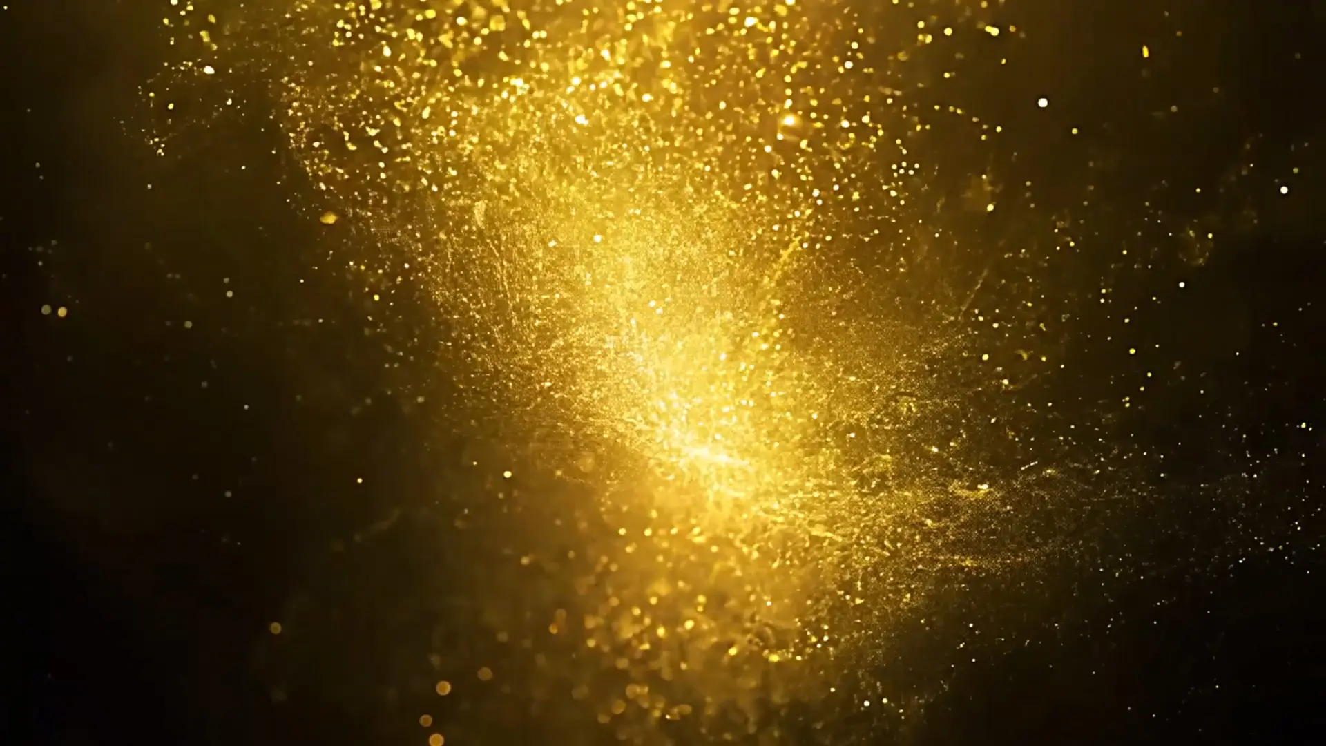 Sparkling Gold Dust Overlay for Premium Video Projects